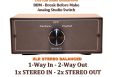 1 way in 2 way out analog studio switch