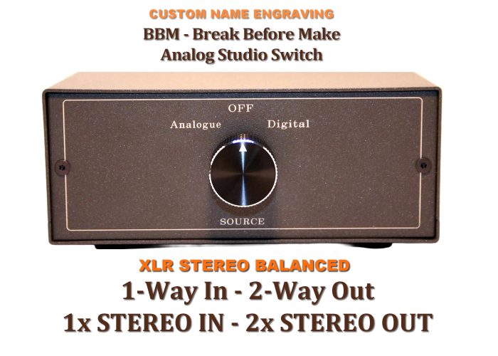 1 way in 2 way out analog studio switch 1 way in 2 way out analog studio switch