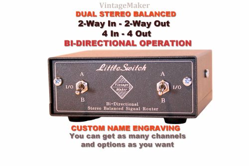 2 Way In 2 Way Out TRS Bi Directional Analog Box