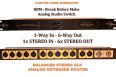2 in 12 out xlr bbm analog studio switch