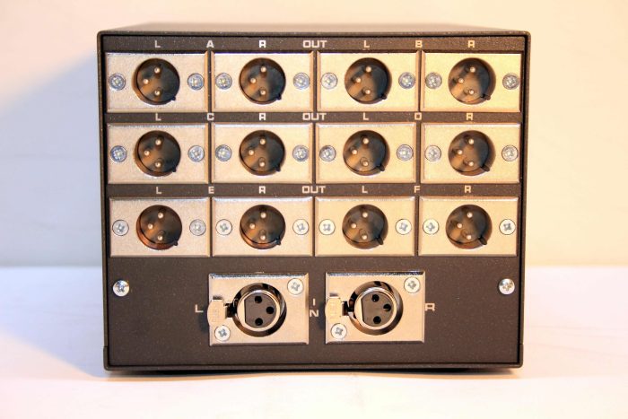 2 in 12 out xlr switch stereo balanced 2 in 12 out xlr switch stereo balanced