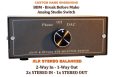 2 way in 1 way out BBM analog studio switch 2-Way In / 1-Way Out Stereo XLR Analog Studio Monitor BBM Switcher & Line Controller