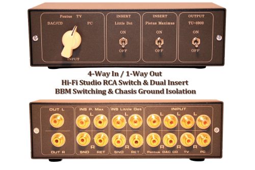 Hi Fi Studio Audio Router Denafrips Pontus, Little Dot, Pietus Maximus & TU 8900