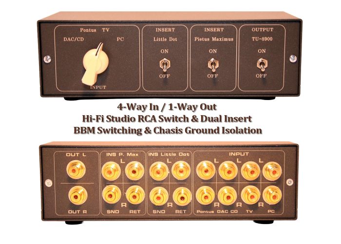 Hi Fi Studio Audio Router Denafrips Pontus, Little Dot, Pietus Maximus & TU 8900