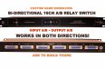 2 Way 16 Channel to 2 x16 Channel Analog Studio Relay Switch