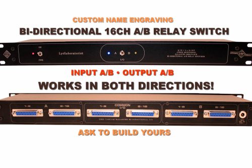 2 Way 16 Channel to 2 x16 Channel Analog Studio Relay Switch