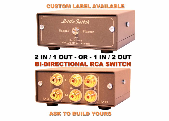 2 Way In or 2 Way Out RCA Bi Directional Analog Box 2 Way In or 2 Way Out RCA Bi Directional Analog Box